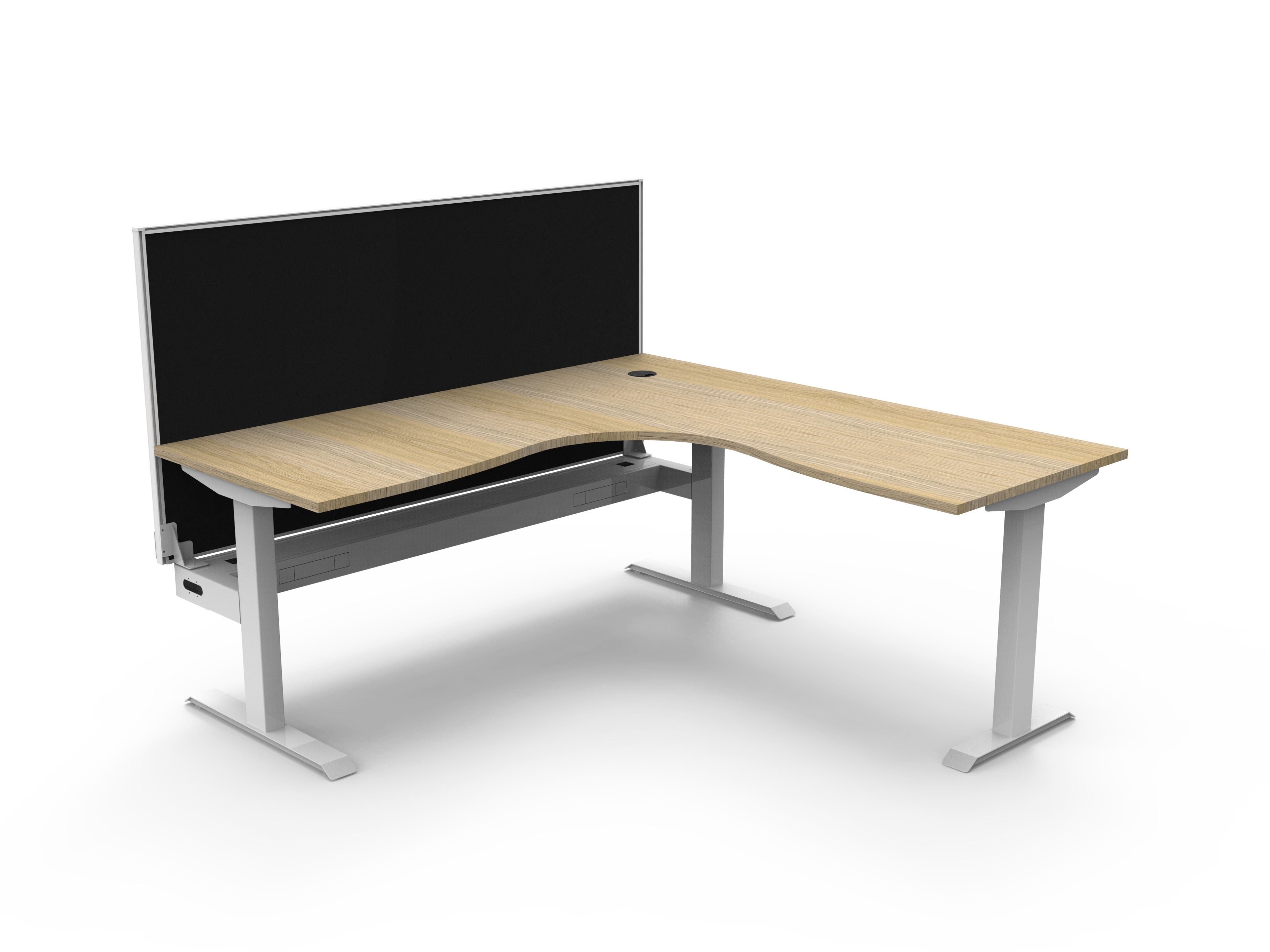 Boost Static Corner Workstation 1800 x 1500 CT - with Screen